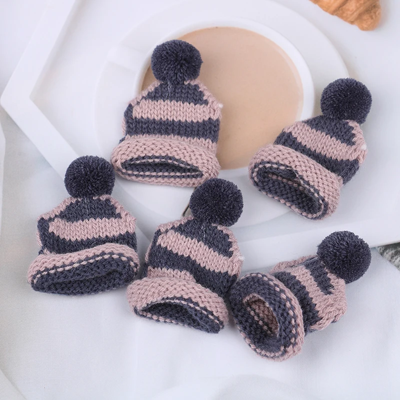 

1pc Doll-Hat Small Knitting Hat Dolls Woolly Hat Toy Doll Accessories Kids Gift