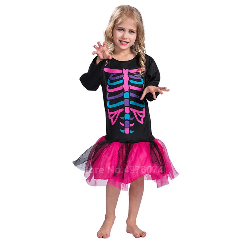 Карнавальный костюм на Хэллоуин семейный страшный демон дьявол череп скелет