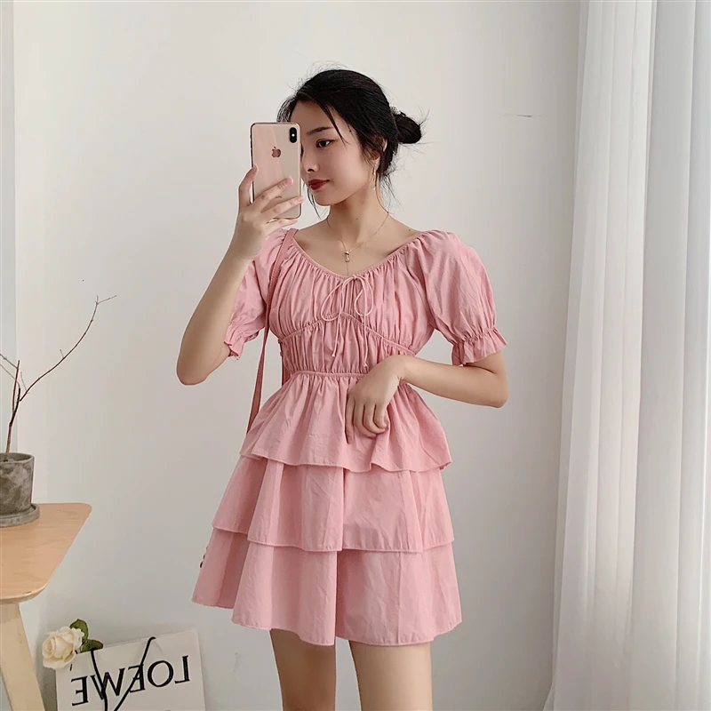 2019 корейское популярное платье феи осеннее праздничное женское женская одежда
