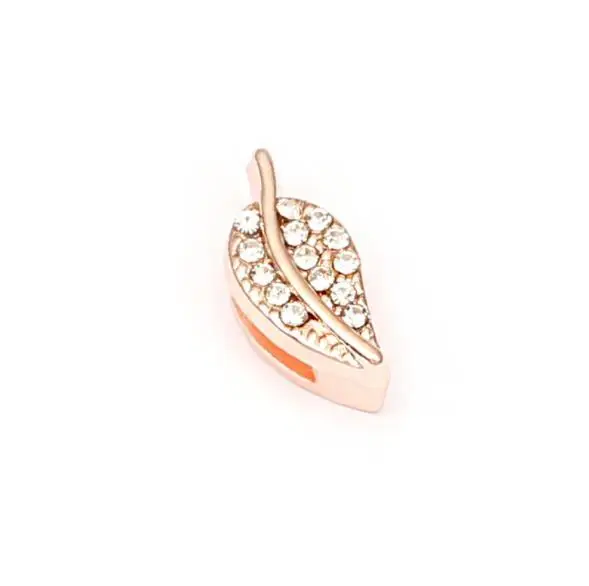 rose gold Смешанный дизайн 10 мм слайды Подвески подходят на нержавеющая сталь Хранитель сетки браслет DIY женские ювелирные изделия 5 шт./партия - Окраска металла: rose gold