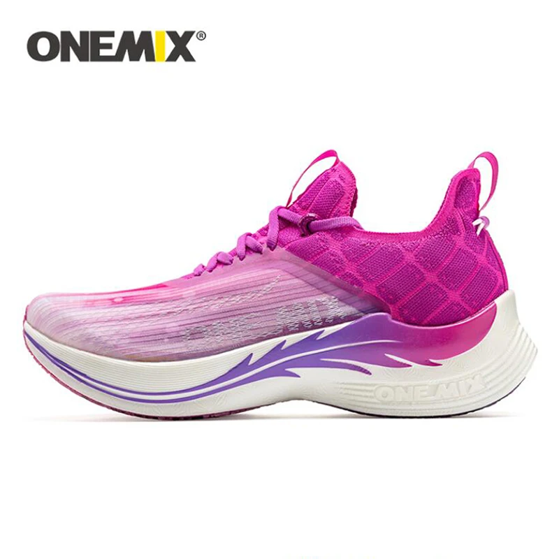 

ONEMIX Running Racing Shoes Carbon Plate Marathon Professional Stable Support Shock-relief Ultra-light Rebound Sport Sneakers
