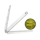 Складная бритва для водорослей, резак для водорослей, удаление водонагревательных растений, зубчатое лезвие из нержавеющей стали, резак для рыбалки D5QD