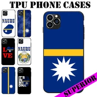 for samsung galaxy a20 50 70 m20 30 s7 s8 s9 s10 5g lite edge plus note nauru flag coat of arms soft tpu phone cases