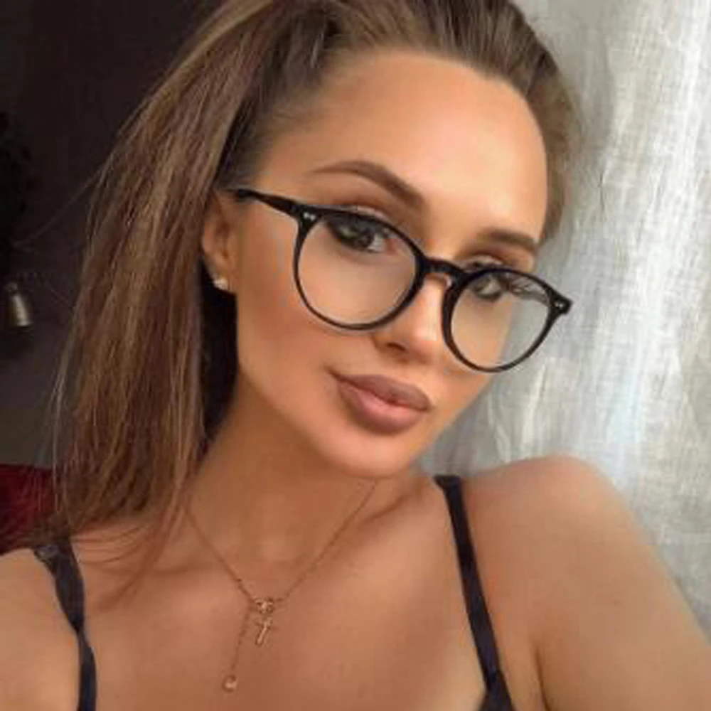 

2021 Trends Oval Reading Glasses Women Anti Blue Light Eyeglasses Blue Balck Grame Anti-glare Computer Glasses TR90 Unisex Geek