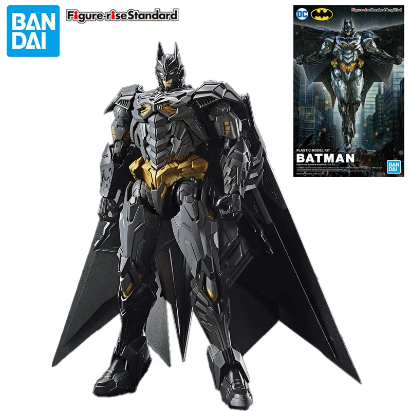 

Фигурка Bandai со стандартным усилением, фигурка Бэтмена постоянного тока в сборе, модель для украшения, коллекционная игрушка, подарок на день рождения