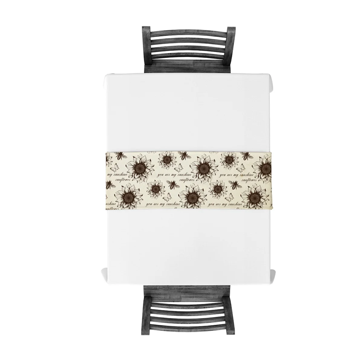 Современные скатерти в стиле ретро креативная настольная дорожка с подсолнухами