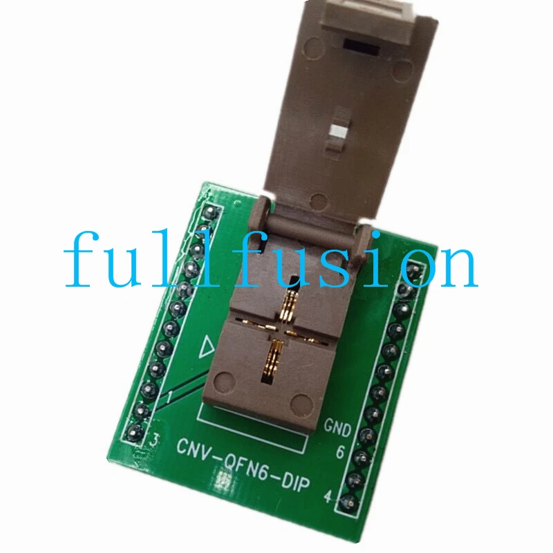 Адаптер программирования QFN6 DIP DFN6Pin шаг 0 5 мм размер корпуса IC 2x3 DFN6 сжигание в