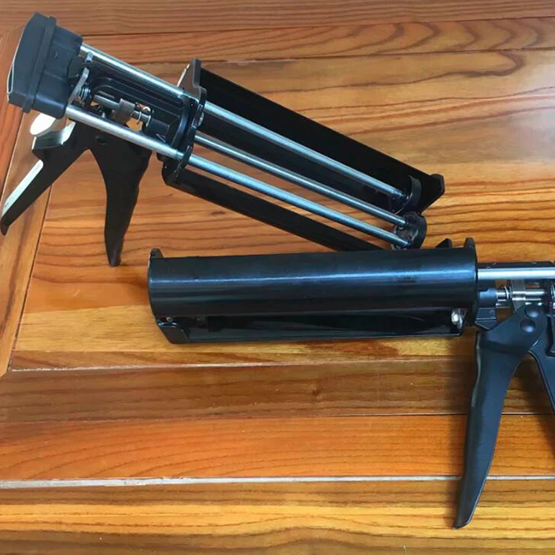 

2021 Double-component Steel Cartridge Hydraulic Manual Black Glue Gun Applicator For Home Repair Ceramic Tile Hot Sale
