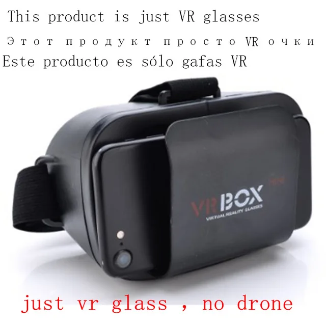 VR glasses Дроны с камерой Hd Wifi Fpv игрушки профессиональный селфи мини Дрон Rc бесщеточный Вертолет игрушки для детей вертолет VR очки - Цвет: VR glasses