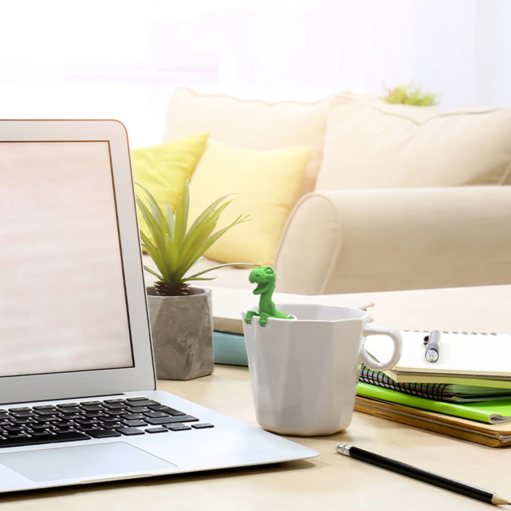 Чай Ситечко Силикона творческие динозавр Форма заварки лист травяная специя