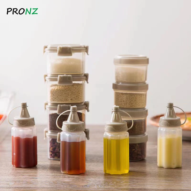 

4 шт./набор, кухонные прозрачные банки для специй