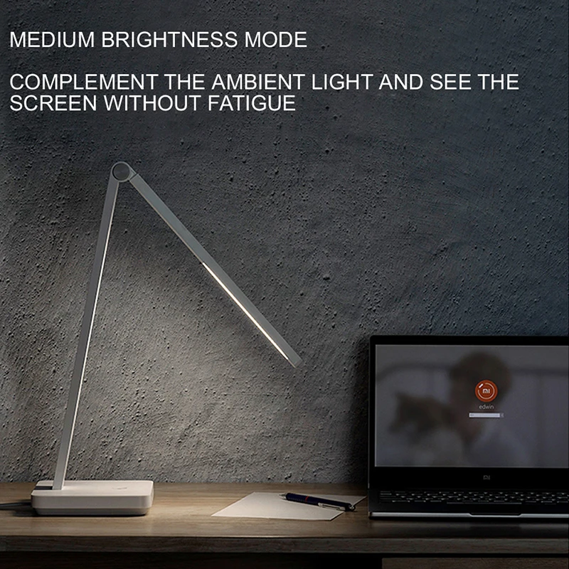 

Xiaomi Mijia Desk Lamp Lite Children's Student Study Dormitory Eye Protection Reading Charging Multi-angle Flexible Adjustment