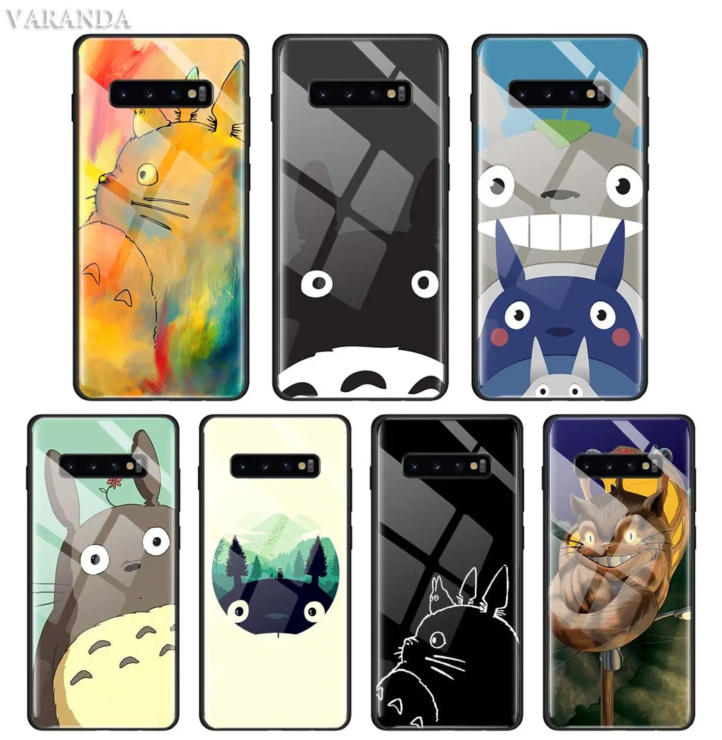 

Cute My Neighbor Totoro Case For Samsung Galaxy S20 Ultra S10 5G Plus S10e S8 S9 Note 10 9 Lite Coque Tempered Glass Phone Cover