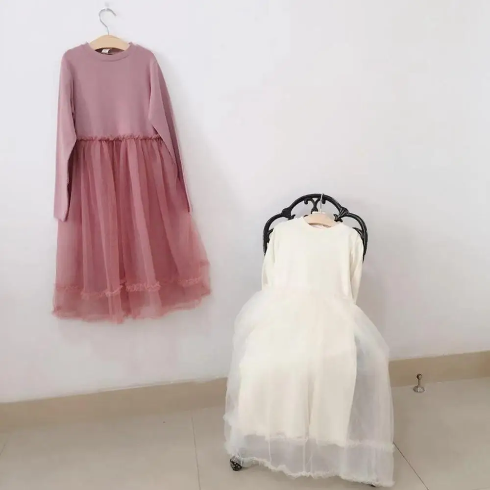 Toddler Girls Dresses Kids Winter Fall Clothes Long Sleeve Dress for Lace Princess Baby Party Girl | Детская одежда и обувь