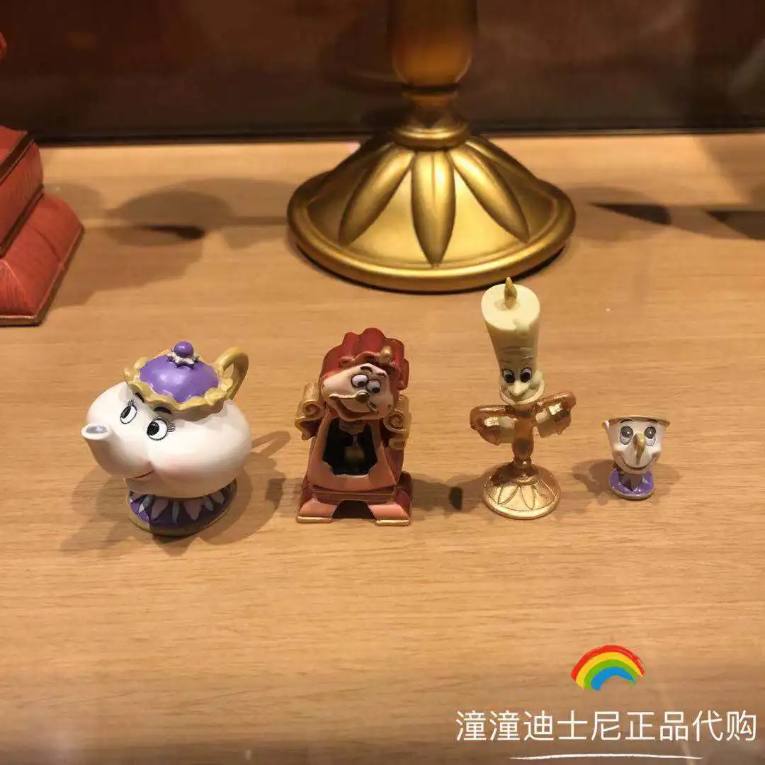 

Authentic Shanghai Disney Domestic Beauty and The Beast Candlestick Lumiya Alarm Clock Ge Shihua Candle Decoration Decoration