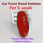 1 шт. 3D металлический логотип передней капота автомобиля, значок, креативная наклейка, автомобильные аксессуары для Swift Sport Jimny украшение-эмблема Ignis
