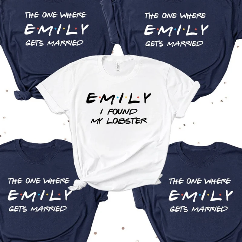 Друзья девичник я нашел моего лобстера один где выходит замуж футболка женский