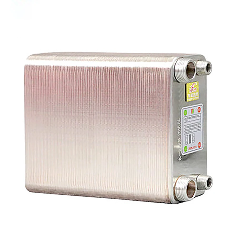 

50 Plates brazed plate heat exchanger Beer Wort Chiller Cooler Home Brewing Beer Brazed plate type water heater SUS304