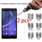 2 шт. HD твердое закаленное защитное стекло для Sony Xperia Z5 Premium Z4 Z3 Plus Z2 Compact, защита для экрана смартфона на Sony Z1 Z