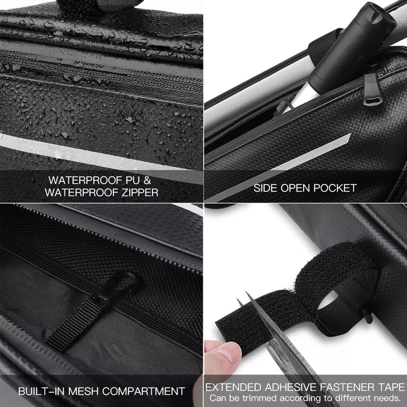 

Bike Storage Frame Bag Bicycle Top Tube Triangle Bag Water Resistant Bike Pouch Storage Bag Cycling Pack Accessories