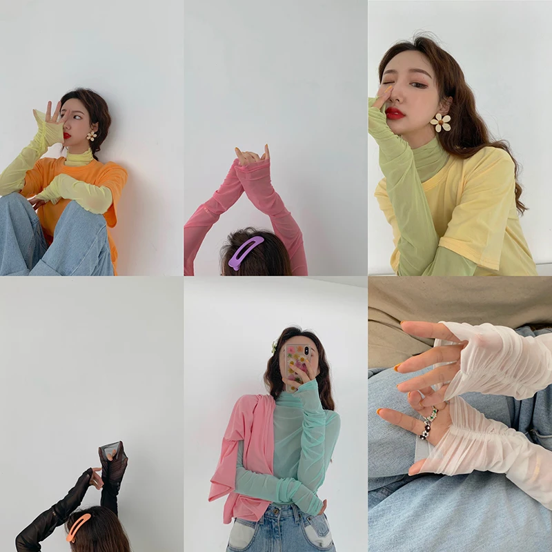 Женская футболка с коротким рукавом однотонная Летняя Повседневная в Корейском