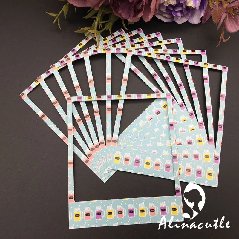 24 шт. бумажная фоторамка для скрапбукинга | Дом и сад