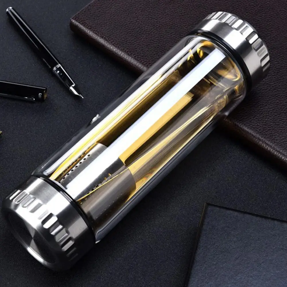 Термос с двойным стеклом для Детской бутылки фильтром из нержавеющей стали