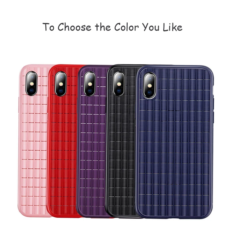 Case For iPhone X Xr Xs Max Cover Fashion Breathable Shutter Skin Heat dissipation Slim 7 8 Plus 6 6S |