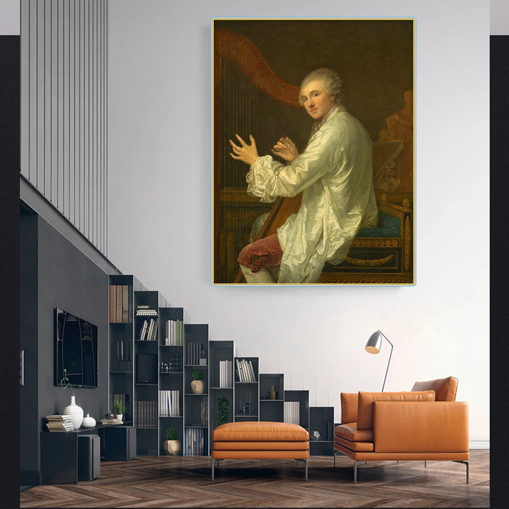 Цитон Жан Баптист грюзе Ange Анж Лоран де Ла Вэй юлли Canvas Холст Картина маслом