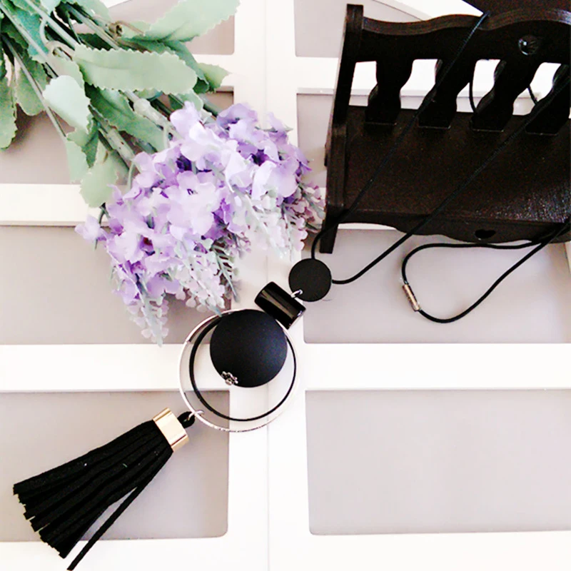 Женское Ожерелье длинные ожерелья и подвески ожерелье с деревянными бусинами на