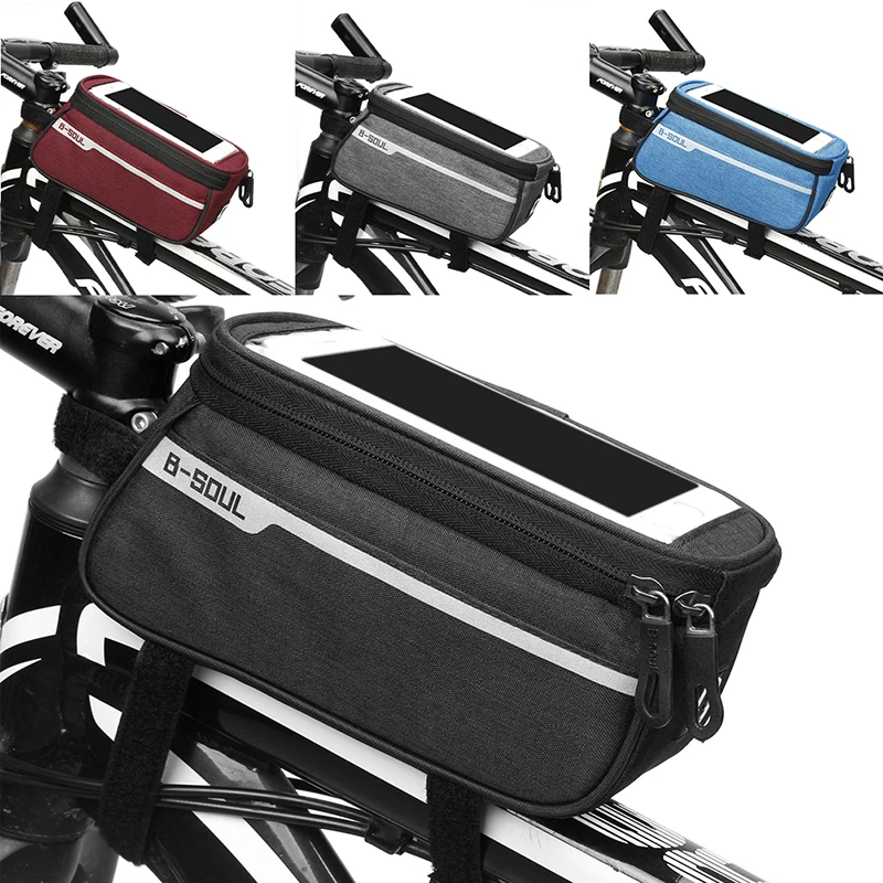 

Водонепроницаемая рама для горного велосипеда, передняя сумка, фотодержатель для велосипеда, велосипедная сумка, нейлоновая рама, передняя...