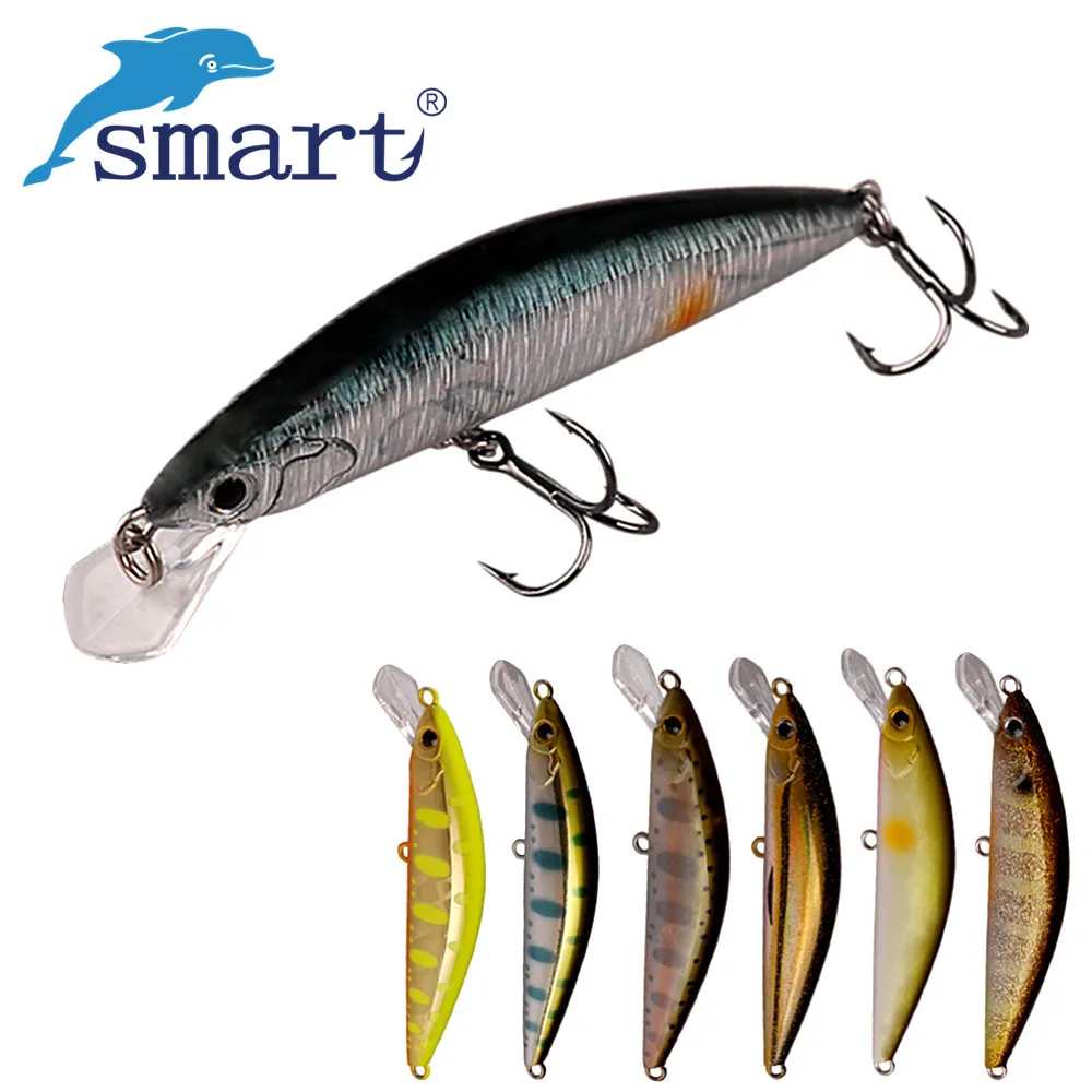Смарт высокая качественная блесна рыболовная приманка 65 мм 5g 3D глаза блесны