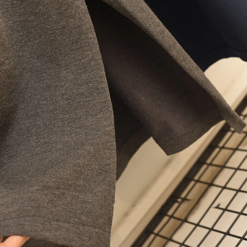 

HWLZLTZHT Plus Size Straight Sweater Dress Elegant Knit O-Neck Dress Women Loose Long Dress Female Knit Elegant Dress