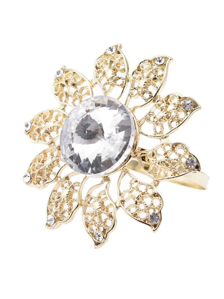 Металлическая для салфеток пряжка кольцо коврик полотенце дома свадьбы события