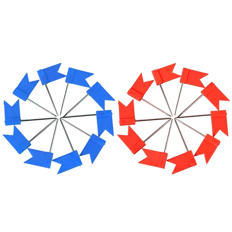 200 булавки в форме флага пробковые для рисования на доске синий и