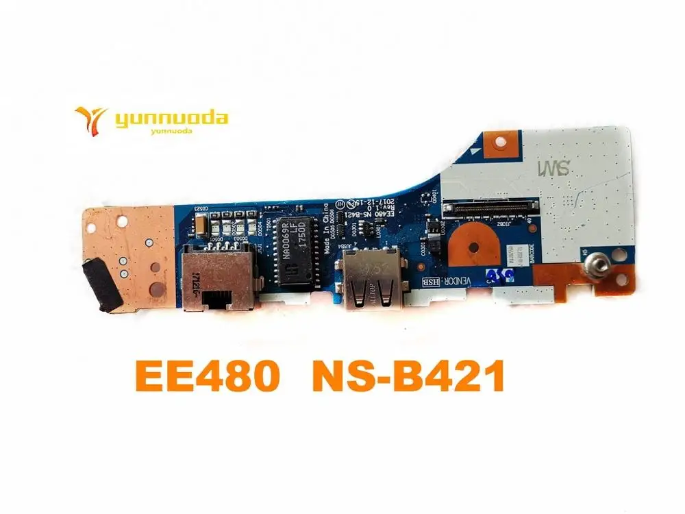 Оригинальный Для Lenovo E480 питания боты USB плата ввода-вывода NS-B421 испытанное