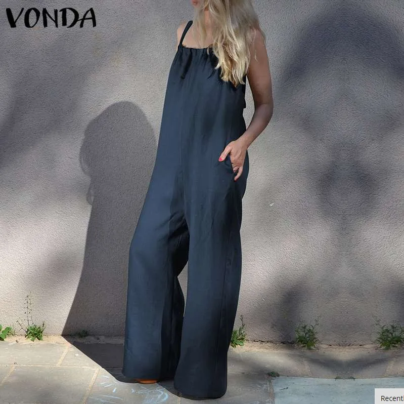 Женский свободный комбинезон на бретельках Свободный большого размера d плюс S 5X