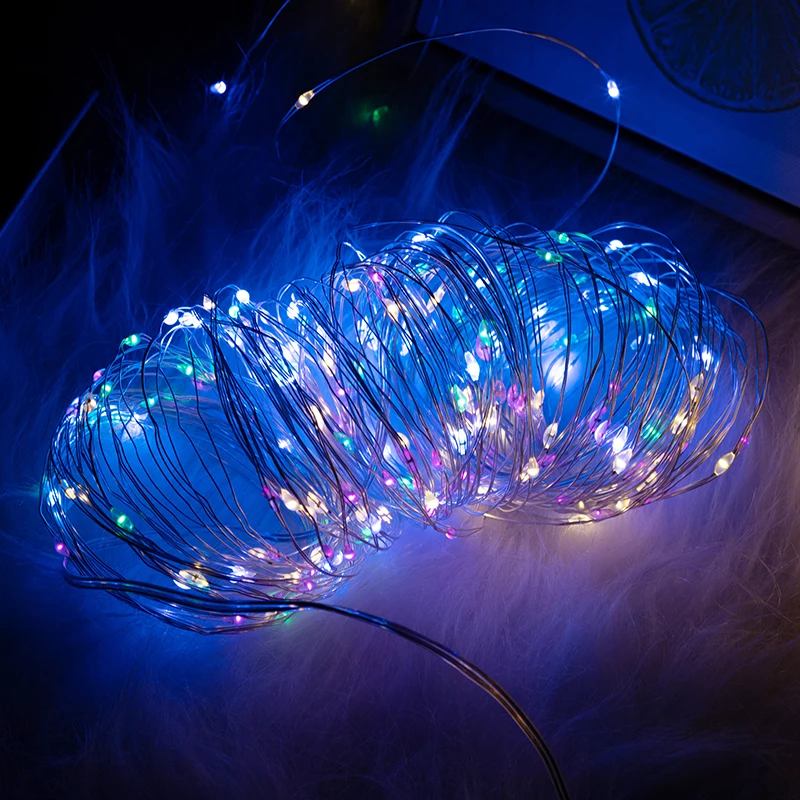 

Holiday Wedding Party Decoration Fairy String Lights Led Garland 5m 10m 20m 30m USB Battery Powered Outdoor Warm White/RGB