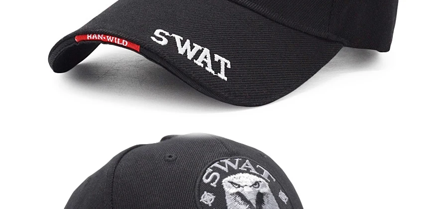 Новая брендовая мужская тактическая бейсбольная кепка Eagle SWAT, армейская бейсболка, хлопковая кепка, Регулируемая Мужская Уличная Бейсболка Кепка Gorras