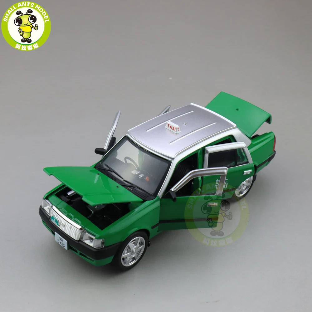 1/32 JACKIEKIM Crown HongKong Taxi литье под давлением модель автомобиля такси игрушки для детей
