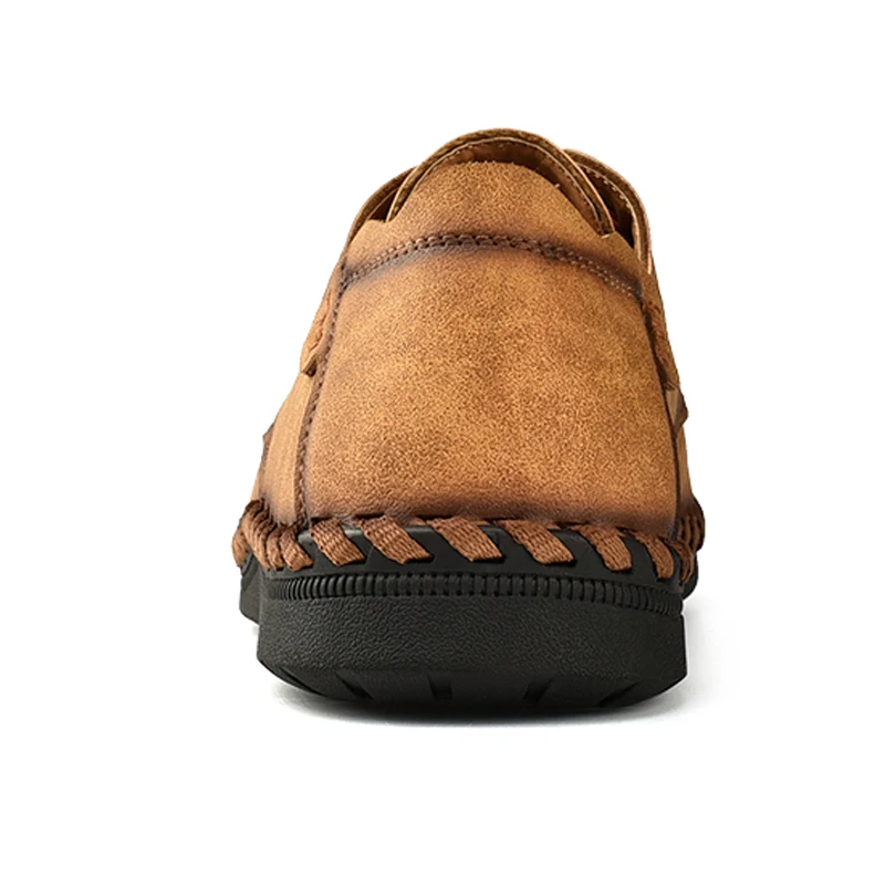 Мужская обувь Высококачественная кожаная прогулочная водонепроницаемые