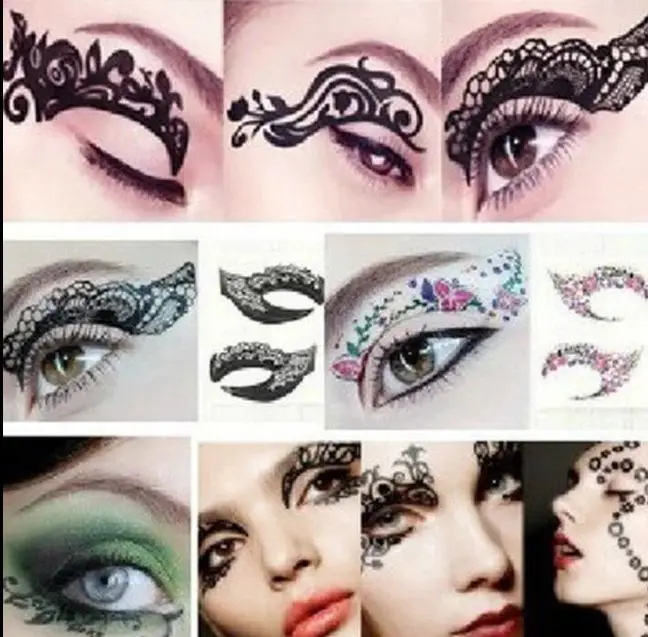 Товары для секса временные тату на глаза поддельные золотые водонепроницаемые