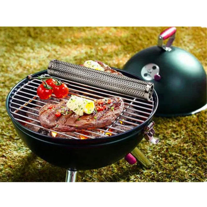 Stainless Steel Grill Metal Mesh Grid Square Hexagon Cold Smoke Generator Pellet Smoker Outdoor for BBQ Baking Accessories | Дом и сад