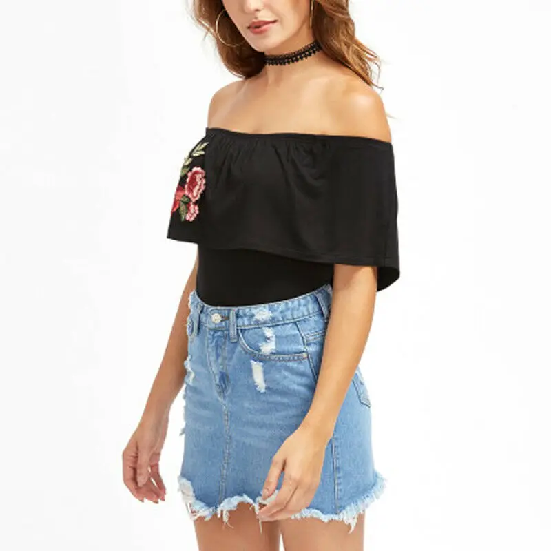 

Women Summer Frayed High Waist Jean Denim A-line Skirt Young Ladies Slim Dress