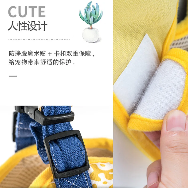 Животные Собака Леопардовый принт Холст Грудь задняя сторона собаки поводок