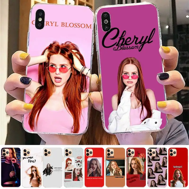 

cheryl blossom riverdale Phone Case for iphone 13 8 7 6 6S Plus X 5S SE 2020 XR 11 12mini pro XS MAX
