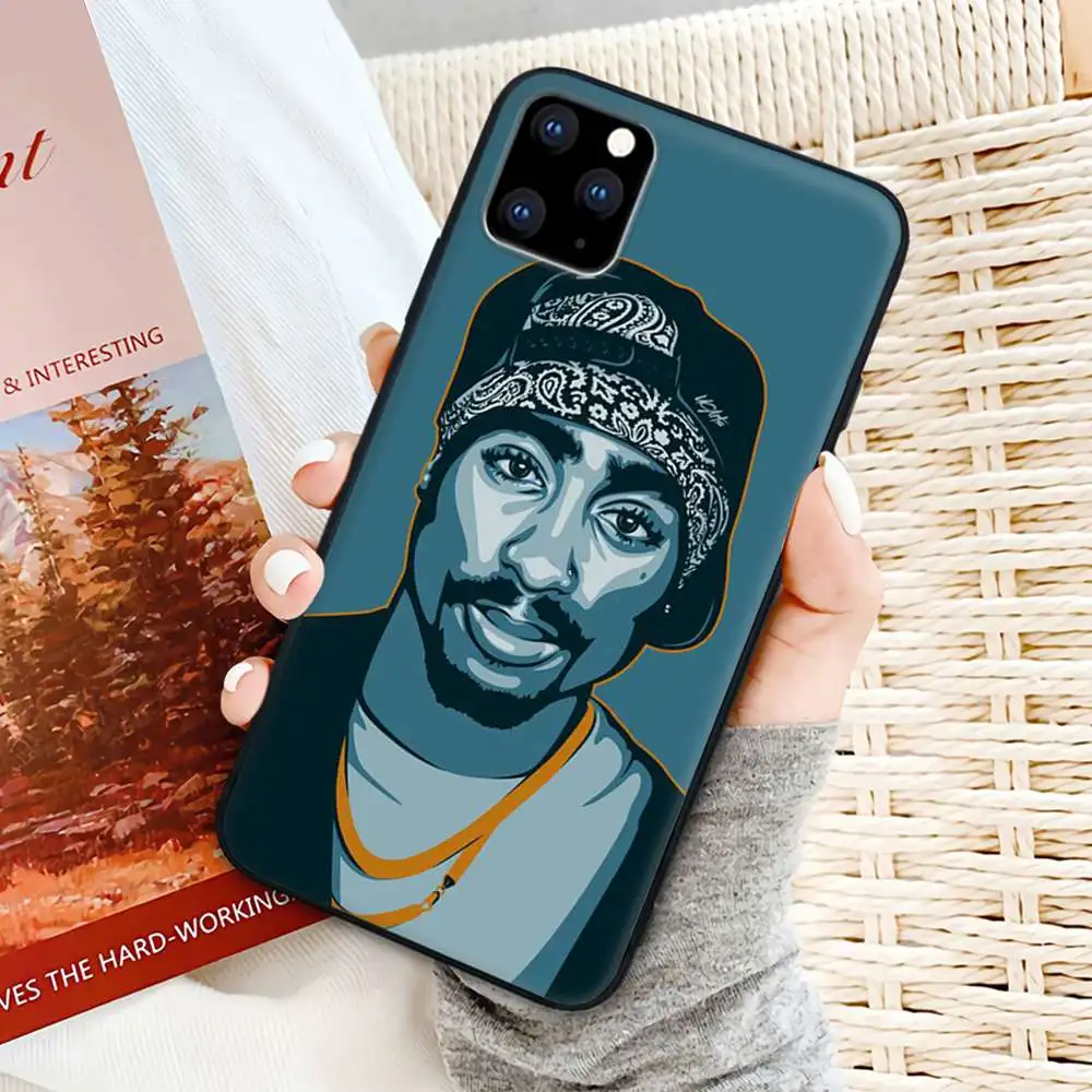 

Fashion 2Pac Tupac Amaru Shakur Telephone Cover Case For Huawei P40 P30 P20 Pro P 10 P9 Lite 2016 2017 P Smart 2019 2020