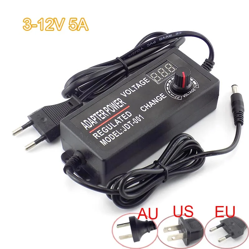 AC 100 220V переменного тока в постоянный для детей от 3 до 12 лет 5A Регулируемый