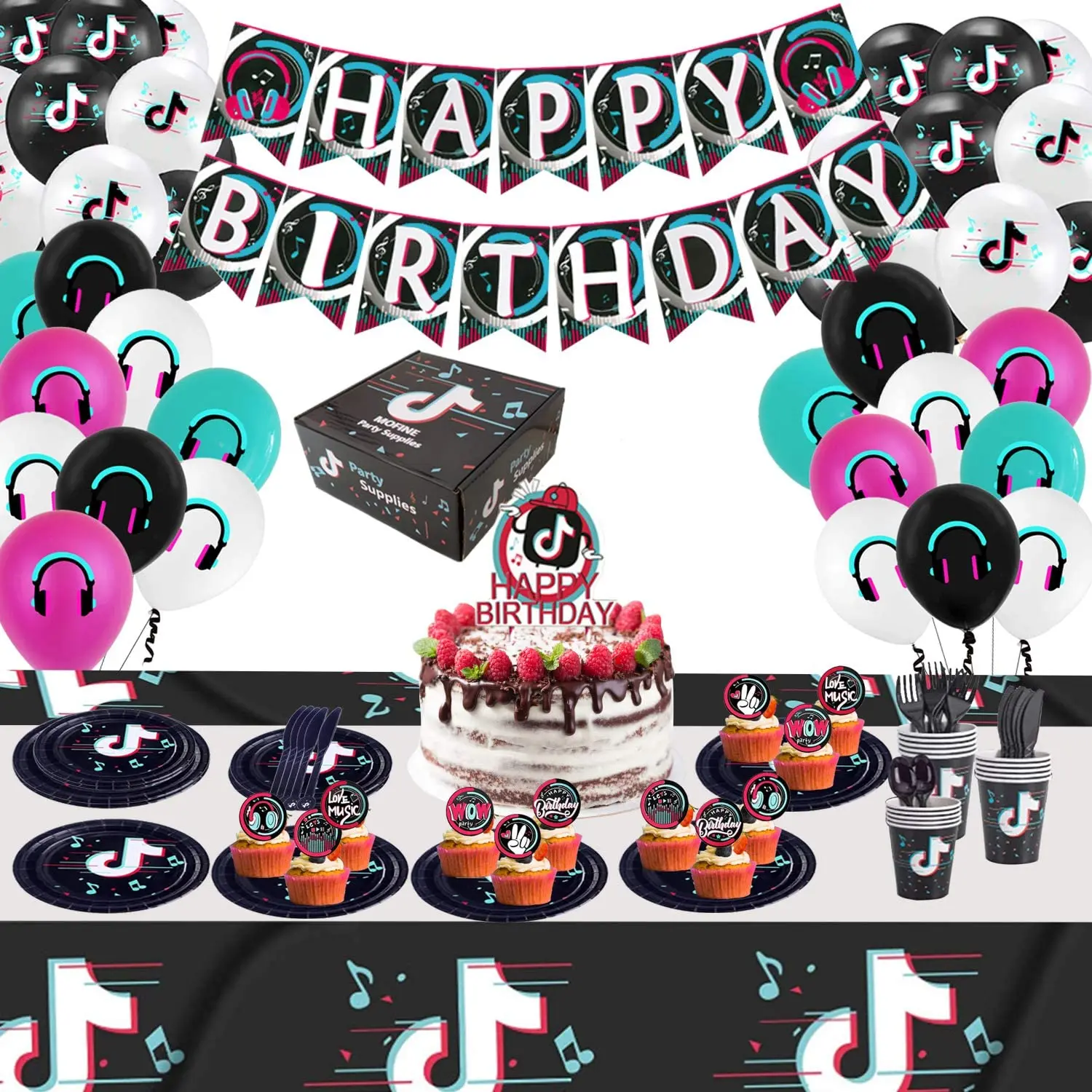 

TIK Birthday Party Decoration Balloons for Kid's Gift Birthday Baby Shower Party Decorations