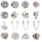 Бусины-шармы серебристого цвета для браслета Pandora